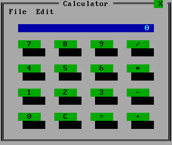 Calculator (text mode)